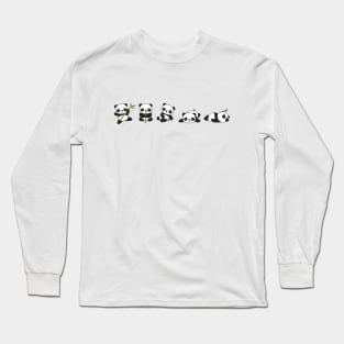 Cute Panda, Panda, Panda Lover Long Sleeve T-Shirt